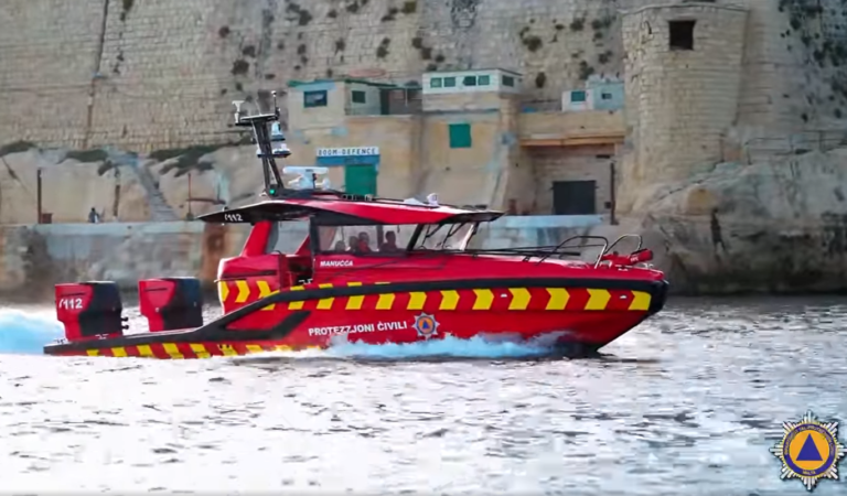 Seriously “sexy” boat for Civil Protection Department…