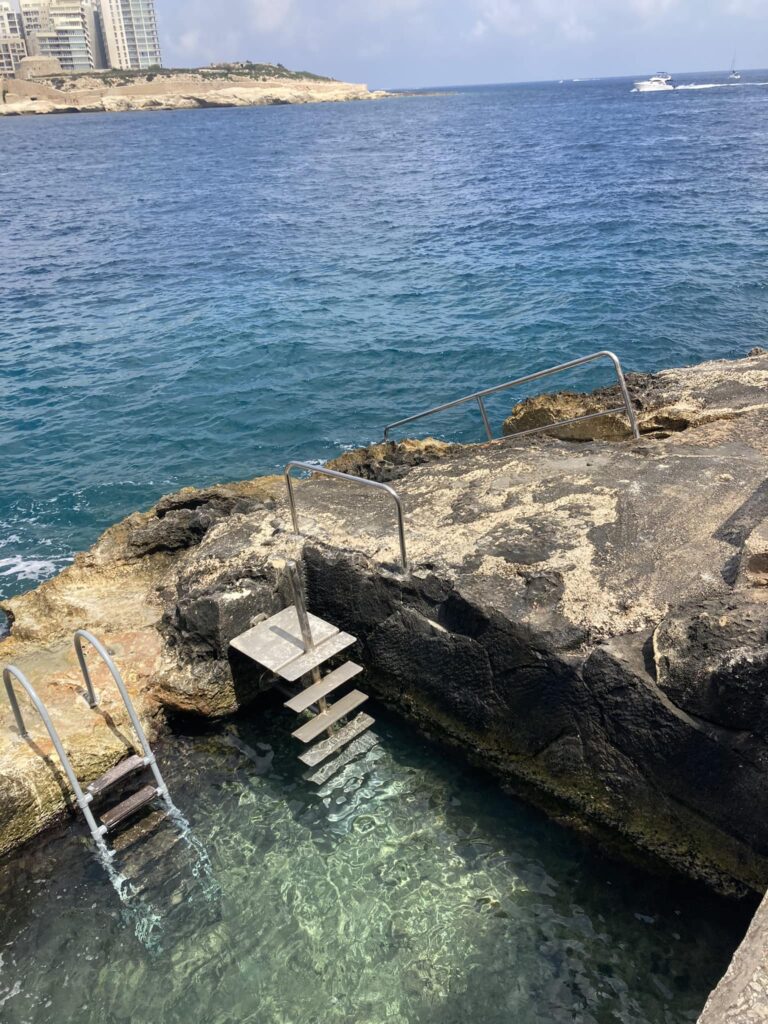 New ladders & railing at St. Elmo Point